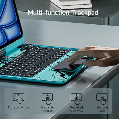 iPad Keyboard Case for 2024 M4 iPad Pro 11 inch, Magic Wireless Keyboard - Image 4