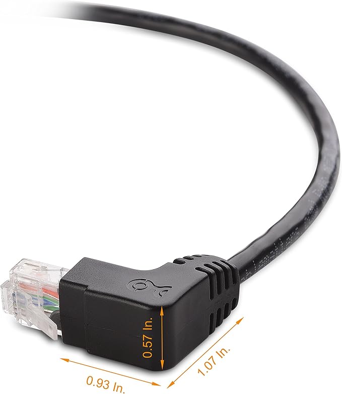 Cable Matters 10Gbps Combo-Pack 90 Degree Cat 6 Ethernet Cable - 3ft - Image 7