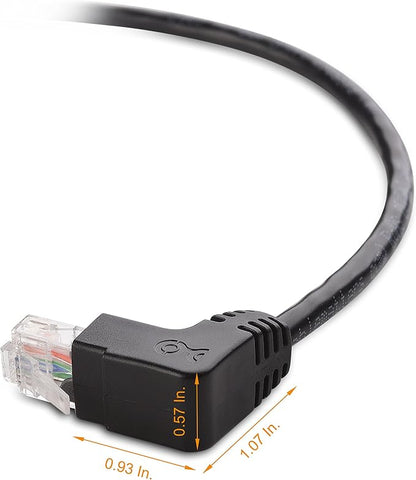 Cable Matters 10Gbps Combo-Pack 90 Degree Cat 6 Ethernet Cable - 5ft - Image 7