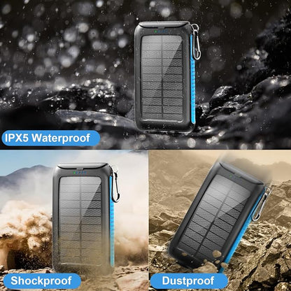 Solar-Charger-Power-Bank-49800mAh Portable Solar Phone Charger - Image 6
