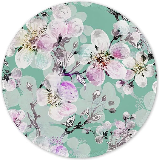 ITNRSIIET Round Mouse Pad with Stitched Edge Premium-Textured Waterproof by +ITNRSIIET