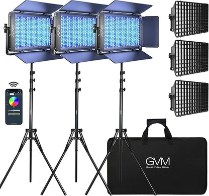 GVM 1500D RGB LED Video Light by GVMGreatVideoMaker