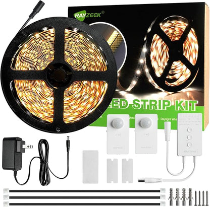 RAYZEEK Wireless Motion Activated LED Strip Lights, 19.7FT LED Strip Lights by RAYZEEK
