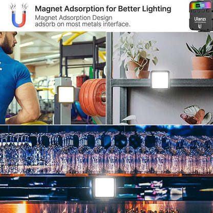 ULANZI VL49 RGB Video Lights, LED Camera Light 360° Full Color Portable - Image 4