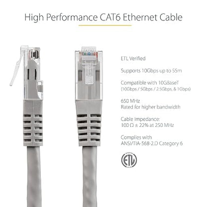 StarTech 1ft CAT6 Ethernet Cable - Image 2