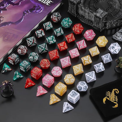 CiaraQ Polyhedral Dice Set, 6 Colors - Image 6