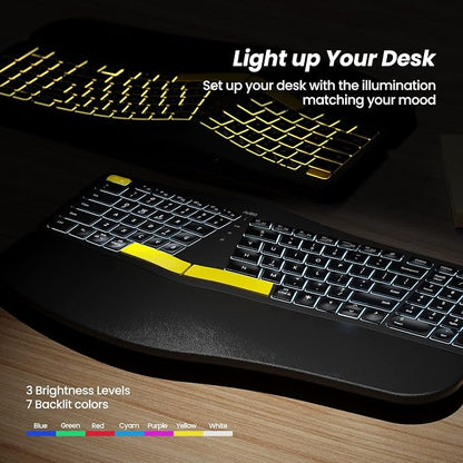 Nulea Wireless Ergonomic Keyboard, Split Keyboard - Image 5