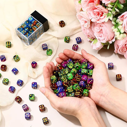 144 Pieces 12mm 6 Sided Mini Dice Set - Image 6