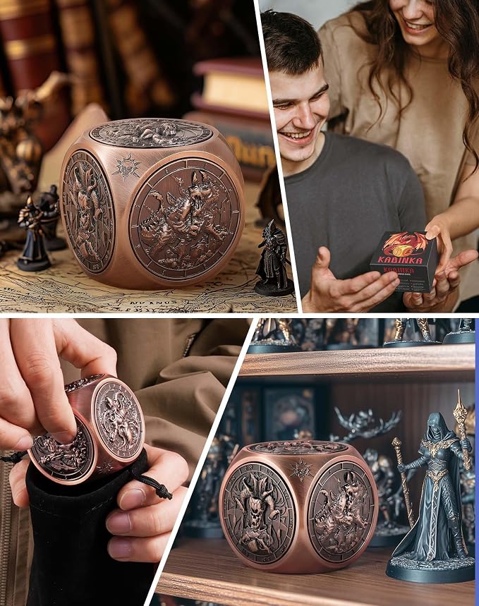 Kabinka Spinner Dice for 7 in 1 DND Dice Set, Unique Metal Dice for Dungeons - Image 7