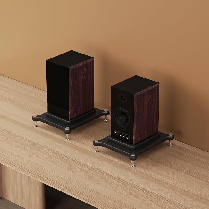 2pcs Subwoofer Isolation Stand, Double-Layered Speaker Isolation Stands by KEPMOGOH