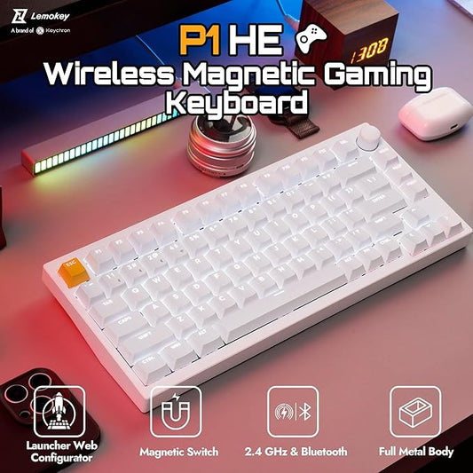 P1 HE 75% Wireless Custom Mechanical Gaming Keyboard - Image 2