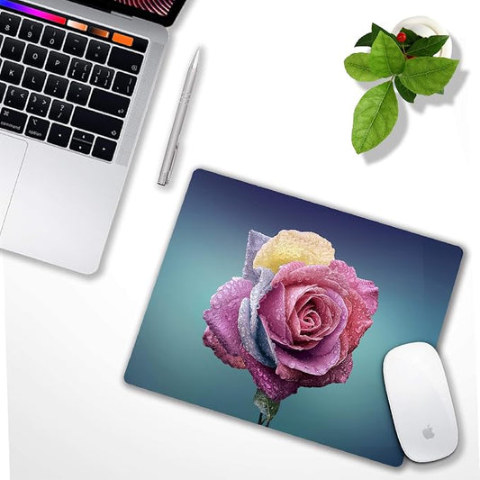 Colorful Rose Mousepad Computer Mouse pad - Image 2