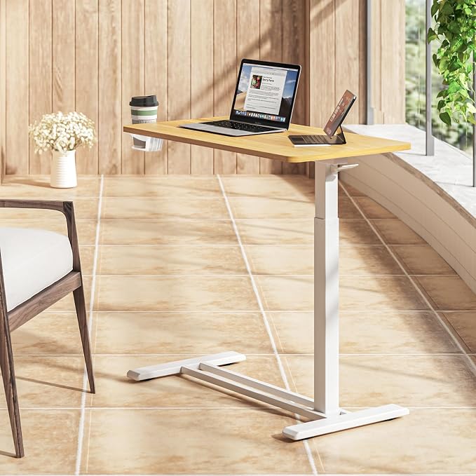 SANODESK Medical Adjustable Overbed Bedside Table - Image 4