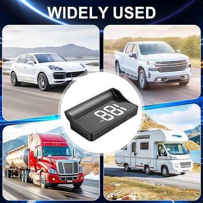 Amiss Heads Up Display for Cars, Digital HUD Speedometer for Automotive - Image 5