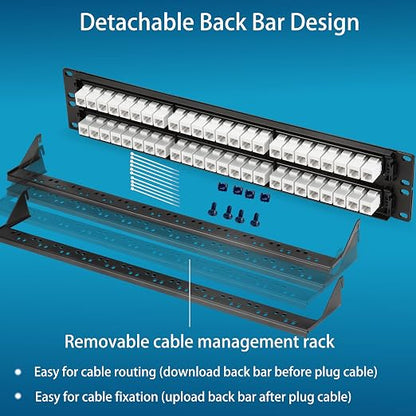 Rapink Patch Panel 48 Port Cat6 - Image 5