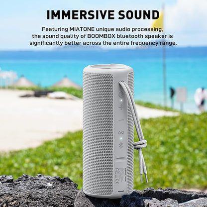 MIATONE Boombox Portable Bluetooth Speaker Wireless Outdoor Waterproof Speaker - Image 2