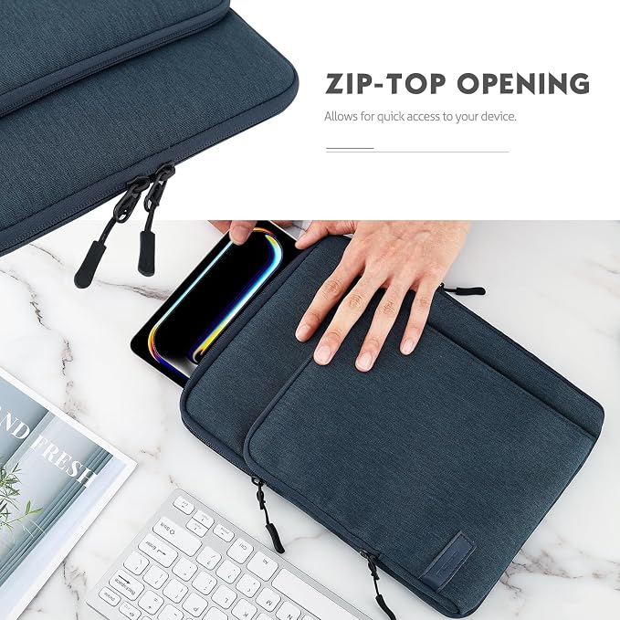 MoKo 12.9 Inch Tablet Sleeve Bag Carrying Case - Image 5
