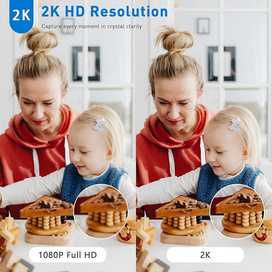 2K Home Security Cameras, Indoor Camera - Image 2