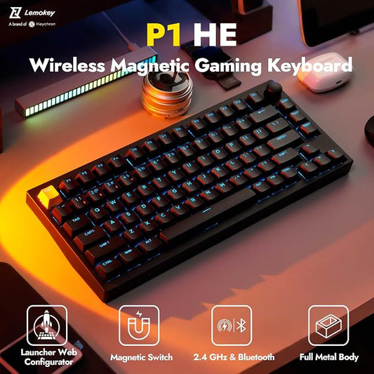 P1 HE 75% Wireless Custom Mechanical Gaming Keyboard - Image 2