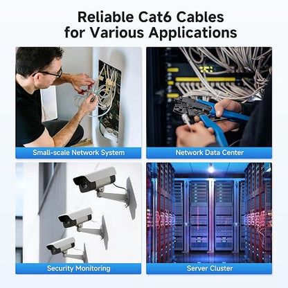 Cable Matters 10Gbps in-Wall Rated 23AWG Bare Copper Cat 6 Cable - 1000ft - Image 8