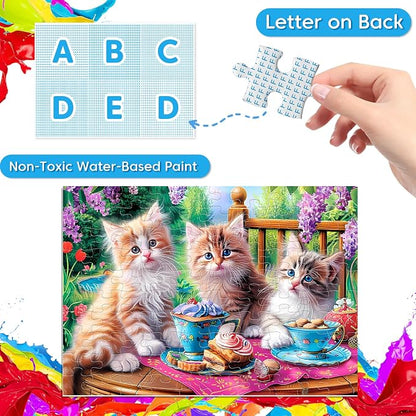 4 Packs 100 Piece Puzzles for Kids Ages 4-6 - Image 4