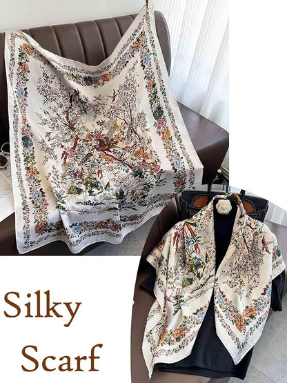 Silky Scarf for Women Lightweight Satin Bandanas Neck Hair Wrap For Sleeping - Image 6
