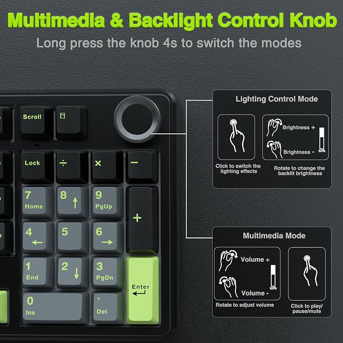 AULA F99 Pro Wireless Mechanical Keyboard - Image 5