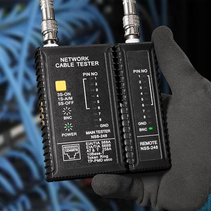 Dual-Function Coaxial & RJ45 Network Cable Tester - Image 6