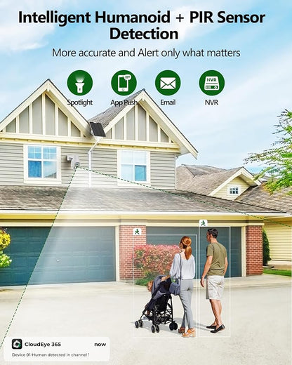 Camcamp Solar Security Cameras Wireless Outdoor, 2K Wireless Battery Security - Image 7