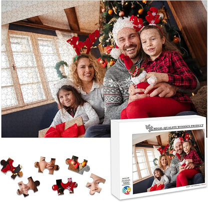 Custom Puzzle 120/200/300/500/1000/1500 Pieces, Personalized Puzzle from Your by Mougins