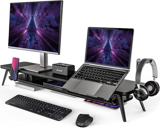 Fenge Dual Monitor Stand, Monitor Riser by Fenge
