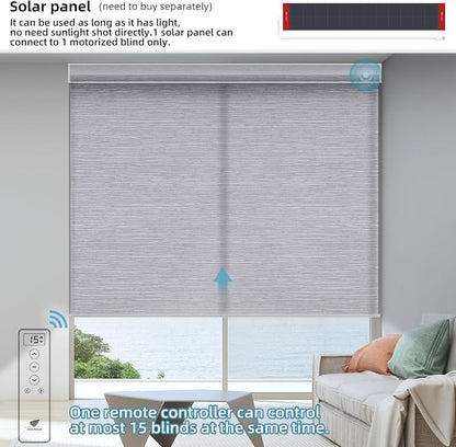 SmartWings Motorized Light Filtering Blinds Work - Image 3