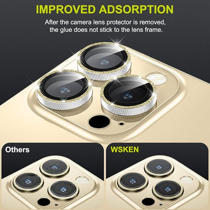 WSKEN for iPhone 14 Pro/iPhone 14 Pro Max Camera Lens Protector, HD Tempered - Image 5