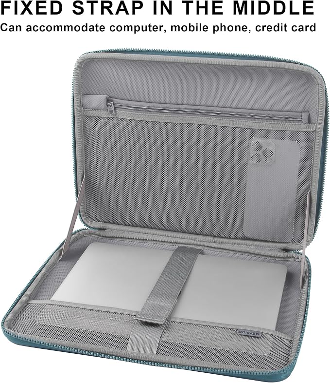 DOMISO 15.6 Inch Laptop Case Rugged Sleeve Waterproof Hard Shell Protective - Image 5