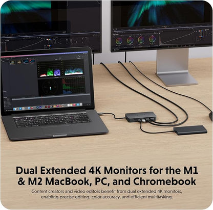 HyperDrive Next Dual 4K HDMI 7 Port USB C Docking Station - Image 3