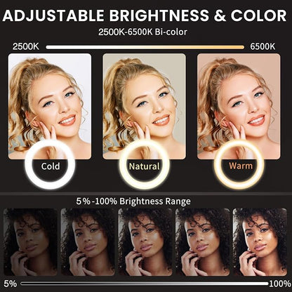 18" Large Ring Light with 60" Tripod Stand - Image 2