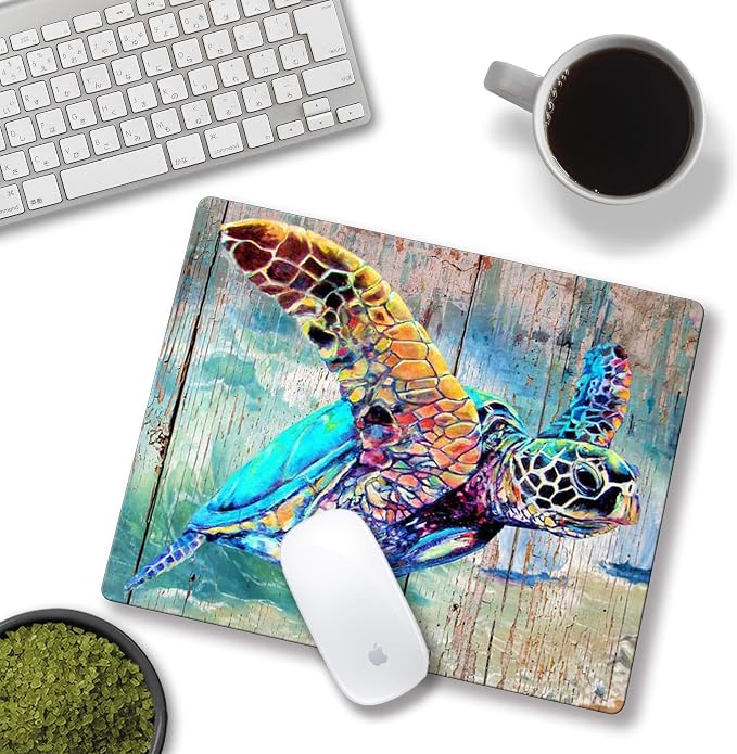 Turtle Mouse pad, Personalized Computer Mousepad, Office Decoration Accessories - Image 7