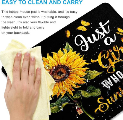 Sunflower Mouse Pad Personalized Design Computer Laptop Mousepad Square - Image 5