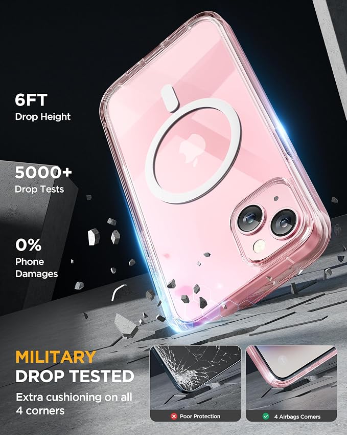 Miracase Glass Series for iPhone 15 Case Full-Body Magnetic Case - Image 2