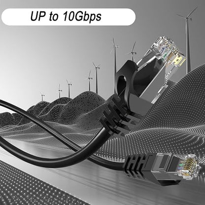 CAT6 Ethernet Cable 300FT 23AWG High Speed 500MHz 10Gbps Transmission Speed - Image 2