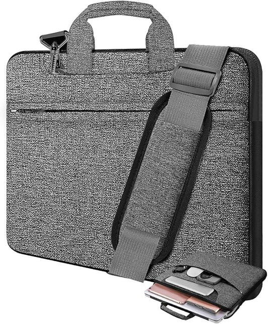 Universal Laptop Shoulder Bag 13-17.3 Inch Shockproof Briefcase by Hseok
