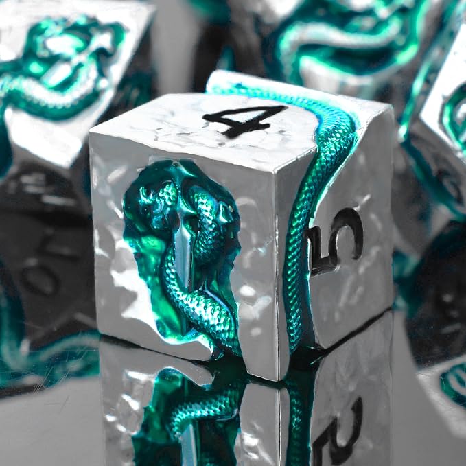 RULE DICE Metal DND Dice Set for Dungeons and Dragons by RULEDICE