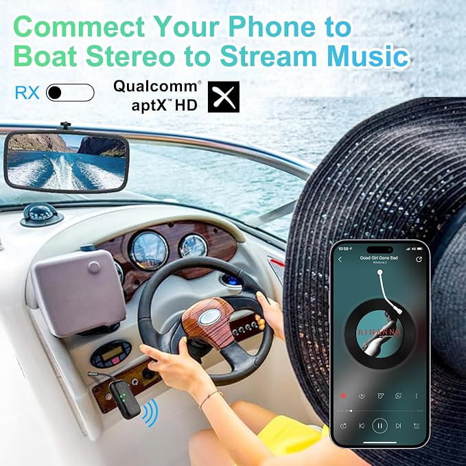 Bluetooth Transmitter Receiver, 2-in-1 V5.3 Wireless Adapter - Image 6