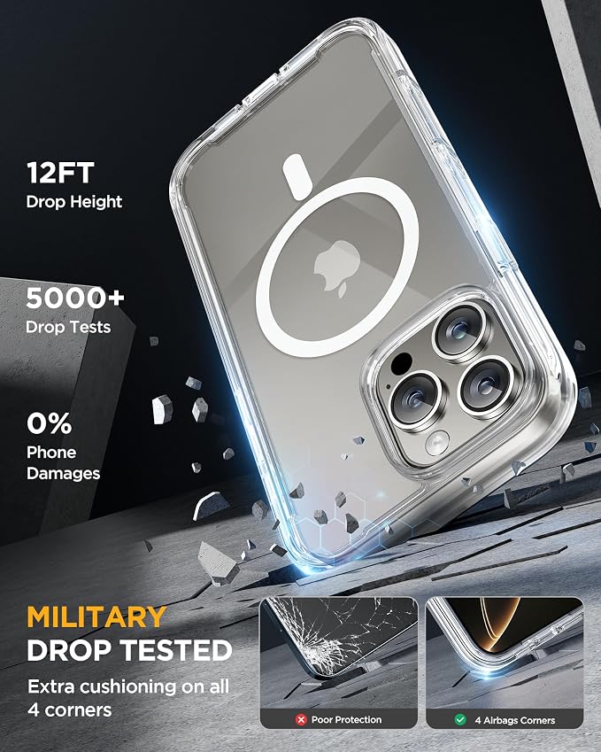 Miracase for iPhone 16 Pro Max Case 6.9'', Full-Body Bumper Phone case - Image 5