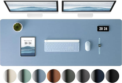 Aothia Leather Desk Pad Protector, Office Desk Mat, Large Mouse Pad, Laptop by Aothia