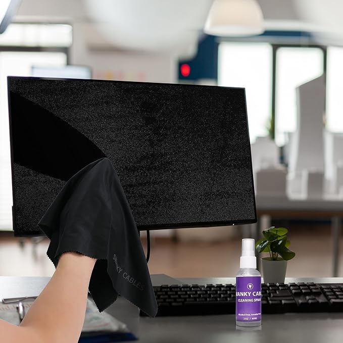 Swanky Computer Screen Cleaner Kit: Set of Electronic Cleaner Spray Microfiber - Image 7