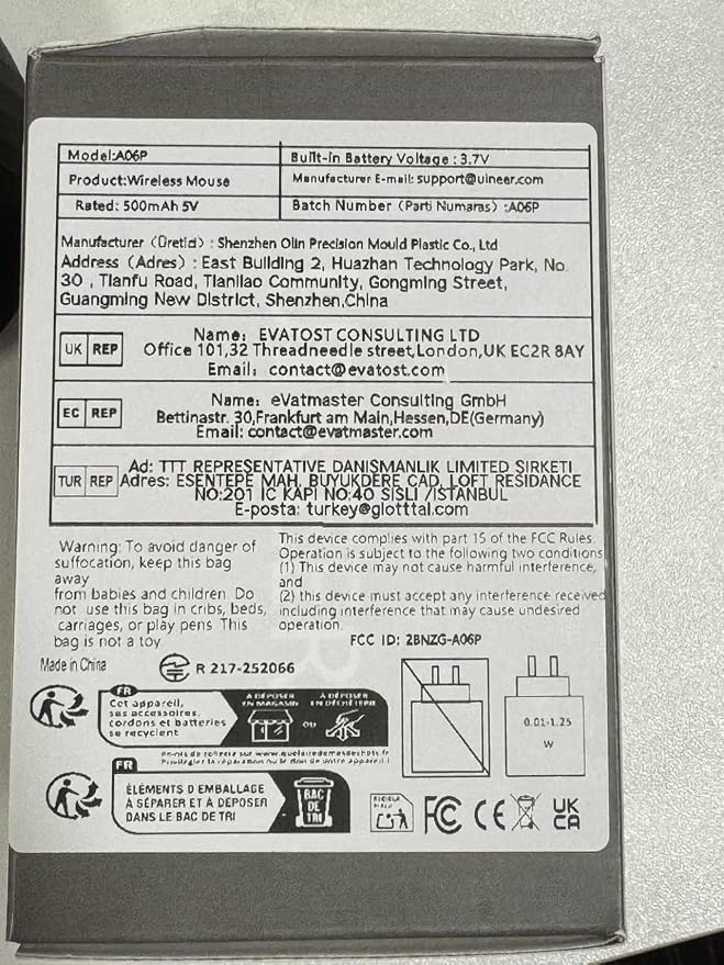 Vertical Mouse Wireless, 2.4G Rechargeable Mouse - Image 8