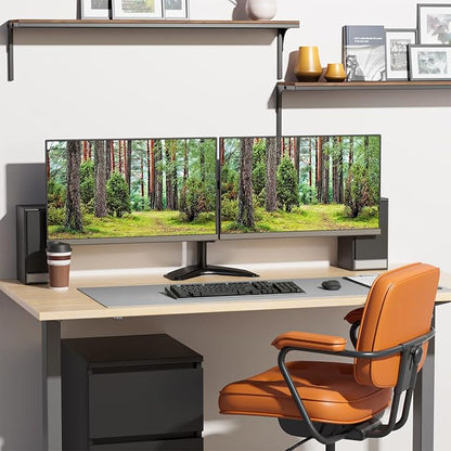 WALI Dual Monitor Stand for Desk, Monitor Stands for 2 Monitors up to 27 inch - Image 6