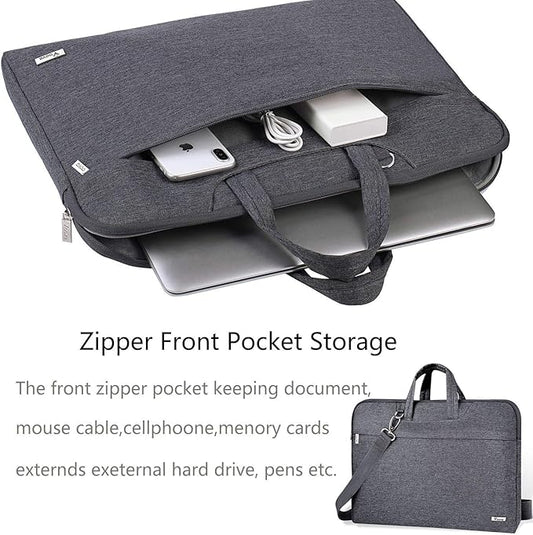 Voova Laptop Bag 13 14 Inch, Waterproof Computer Sleeve Carrying Case - Image 2