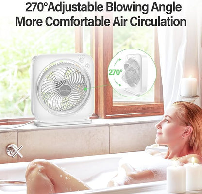 Portable Table fan, Window Fan, Small Box Fan - Image 3